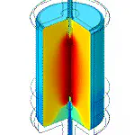 Finite element method plasma simulation of nitrogen contaminated metal halide lamps